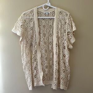 NorthStyle Cream Open-Knit Sweater